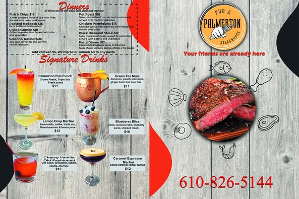 Menu Palmerton Pub & Steakhouse-2